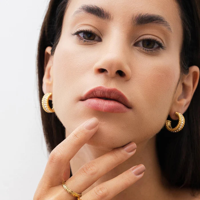 Brinco Aurelle Éclat Banhado em Ouro 18K