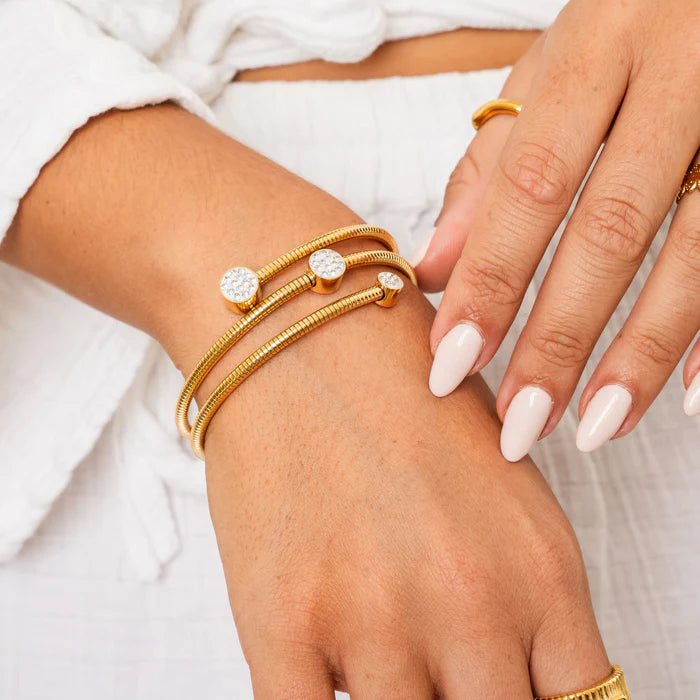 Pulseira Essence Banhada em Ouro 18k