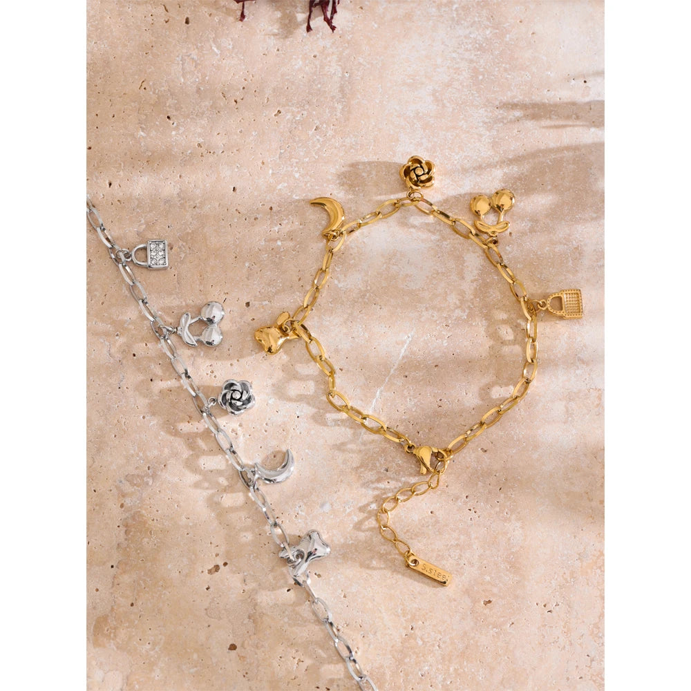 Pulseira Moonlight Banhada em Ouro 18k