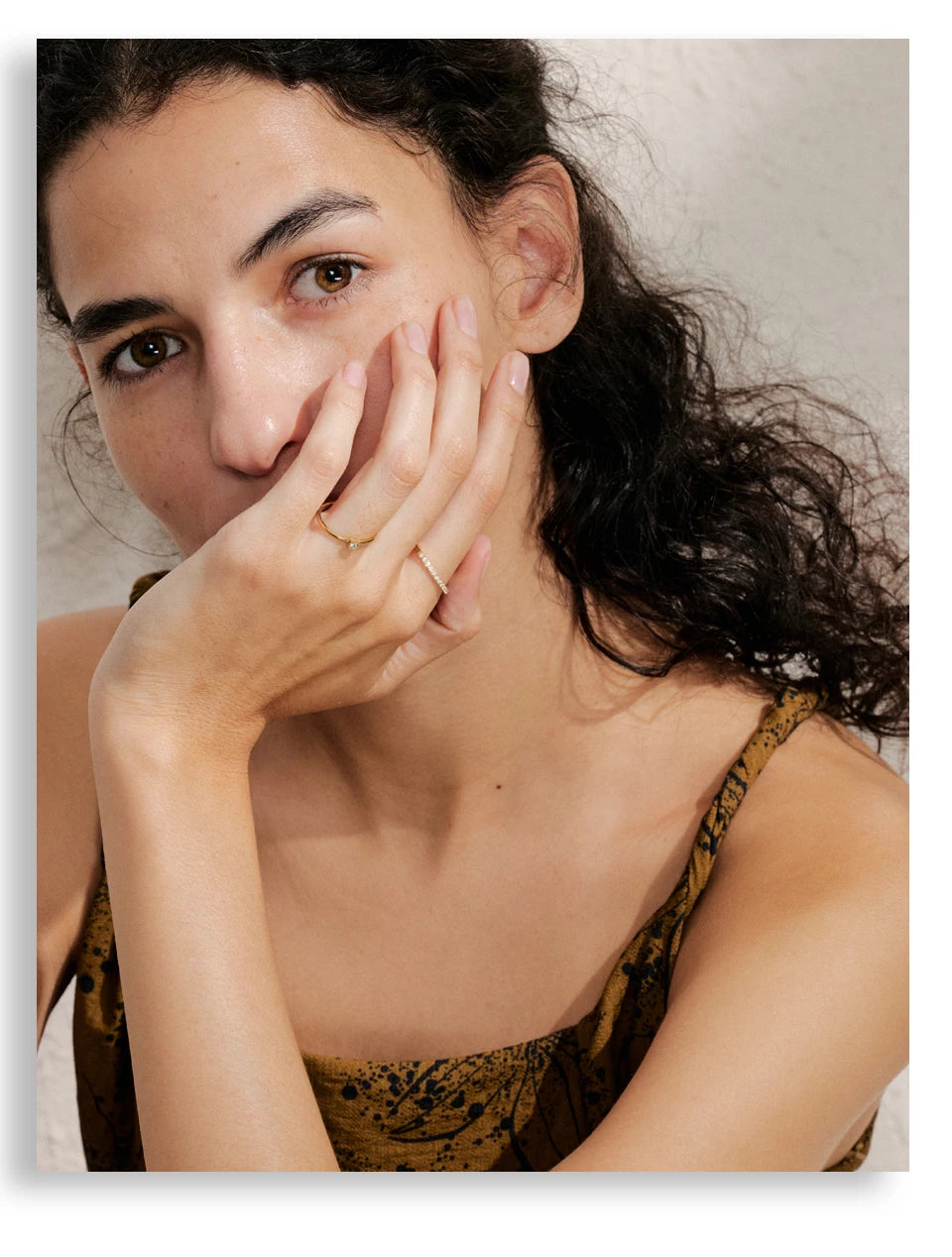 Anel Solenne Duo Banhado em Ouro 18k