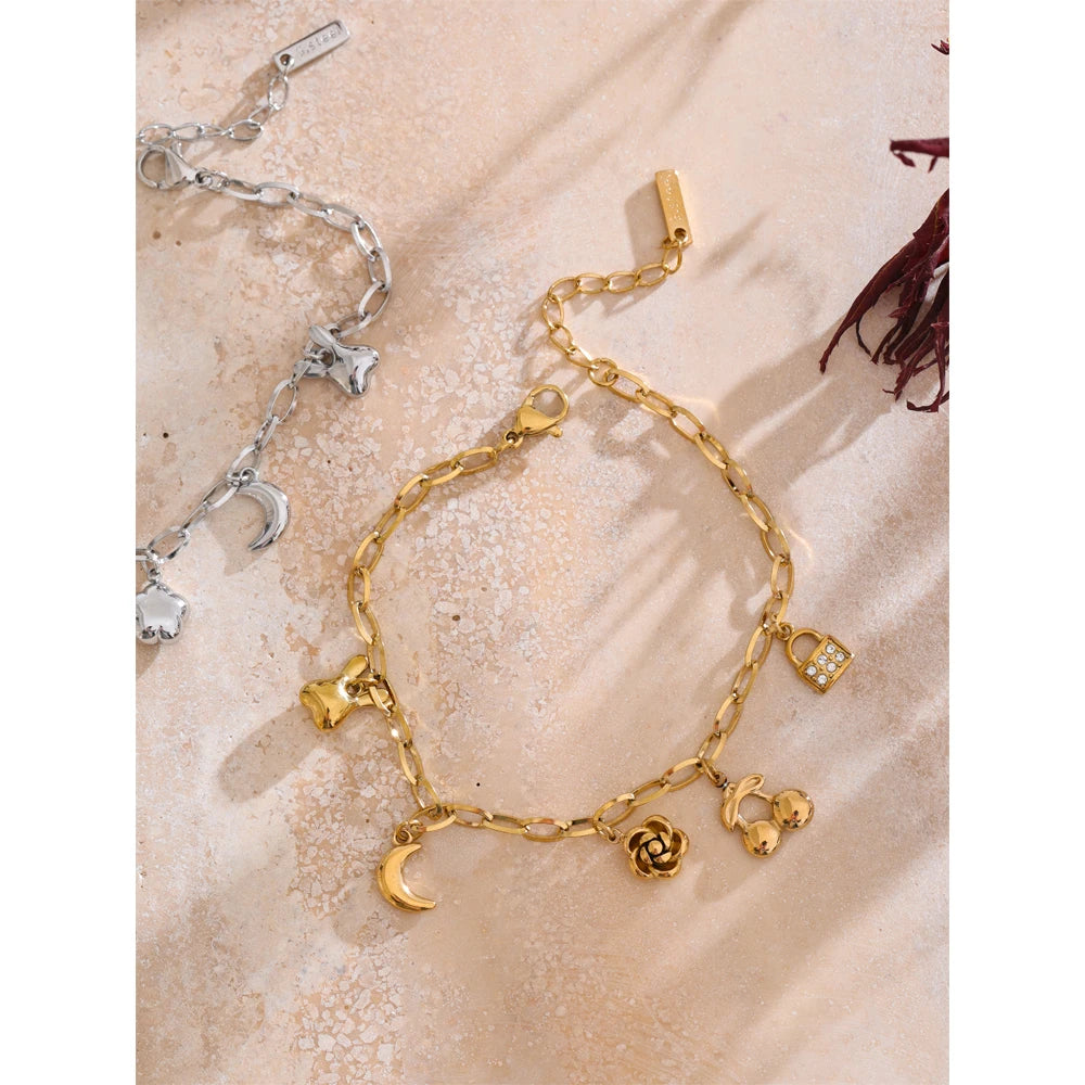 Pulseira Moonlight Banhada em Ouro 18k