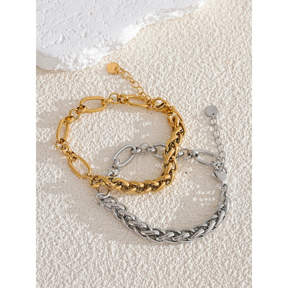 Pulseira Valentina Chain Banhada em Ouro 18k