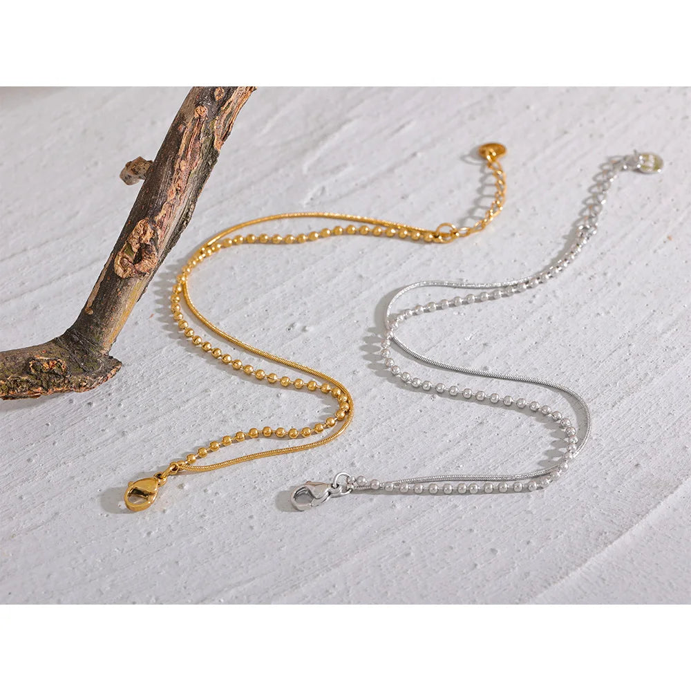 Pulseira Serena Duo Banhada em Ouro 18k