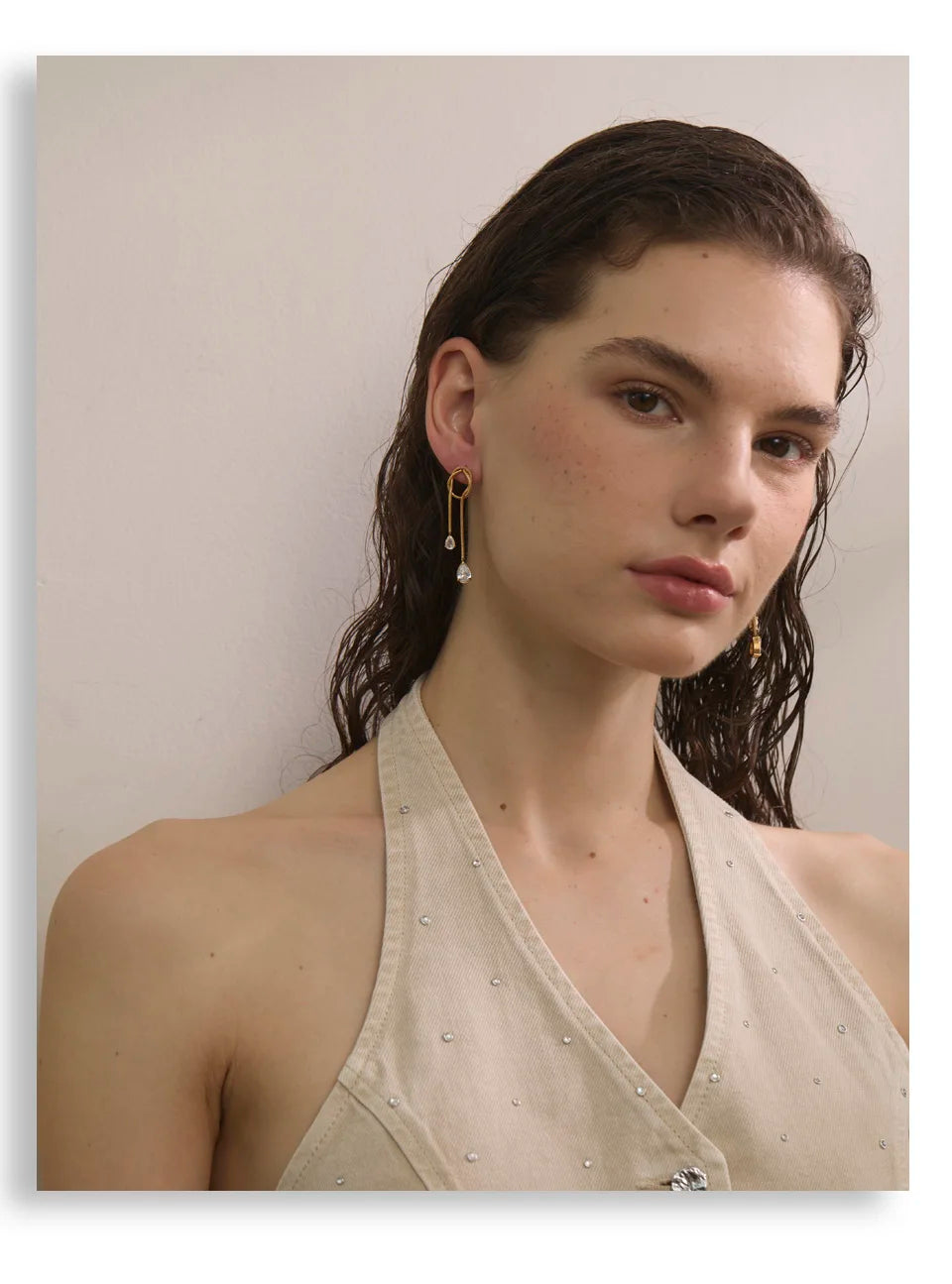 Brinco Tassel Banhado em Ouro 18k