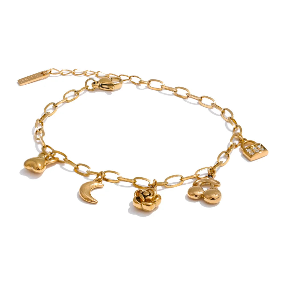 Pulseira Moonlight Banhada em Ouro 18k