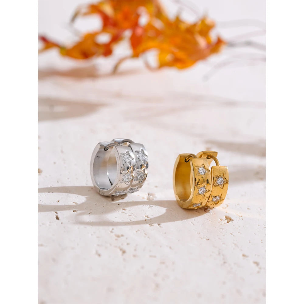 Brinco Delphine Banhado em Ouro 18k
