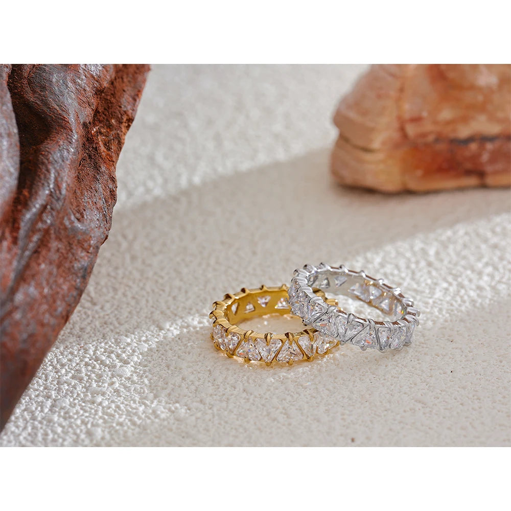 Anel Dolce Cuore Banhado em Ouro 18k