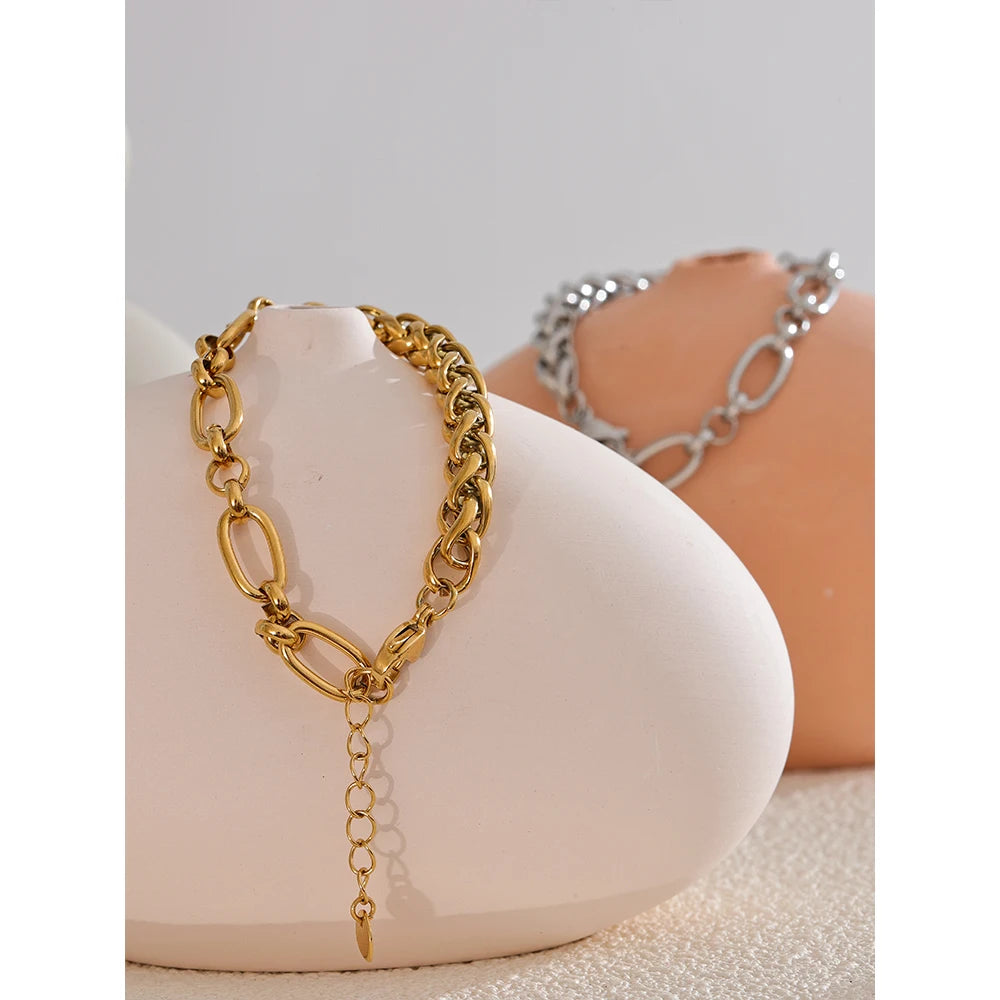 Pulseira Valentina Chain Banhada em Ouro 18k
