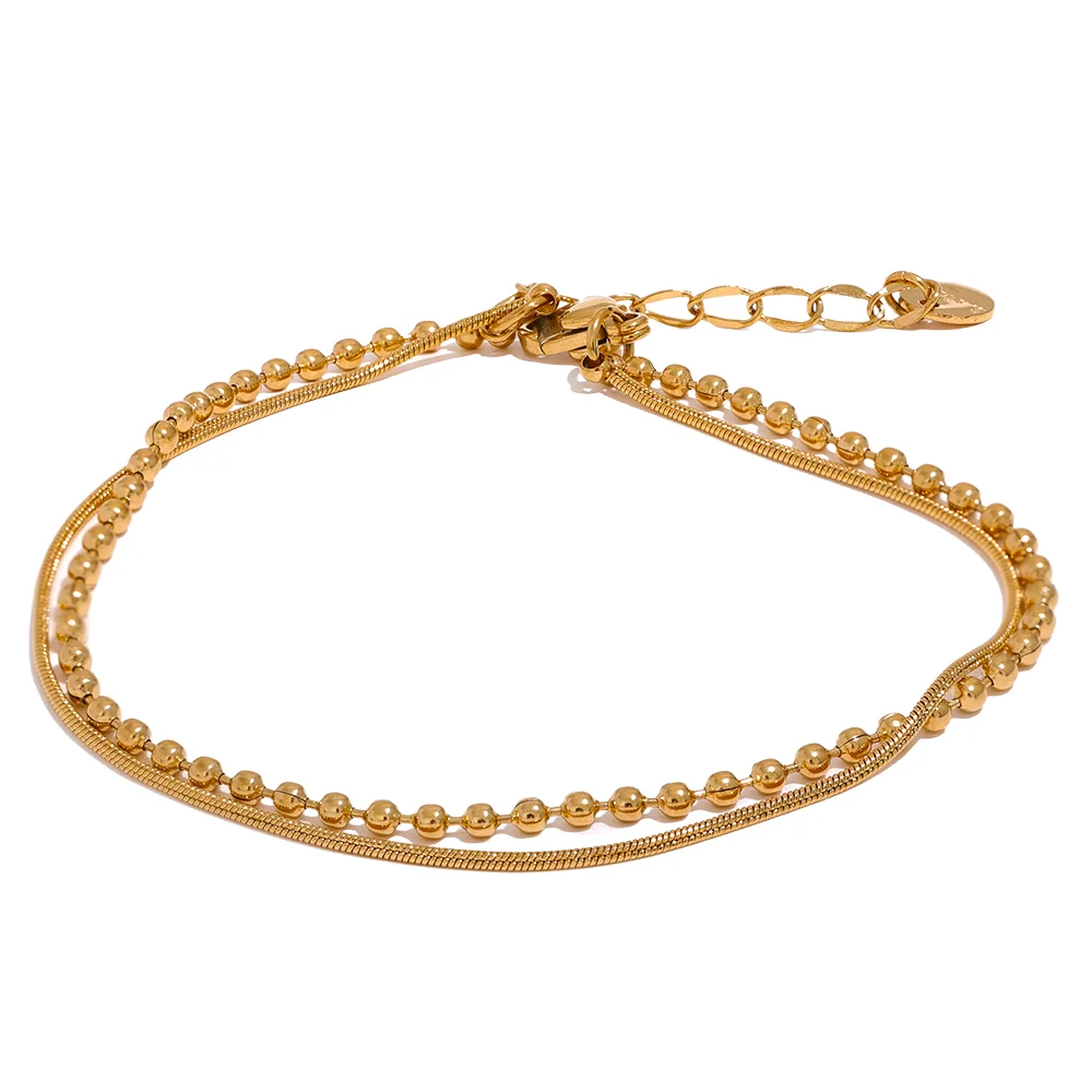 Pulseira Serena Duo Banhada em Ouro 18k
