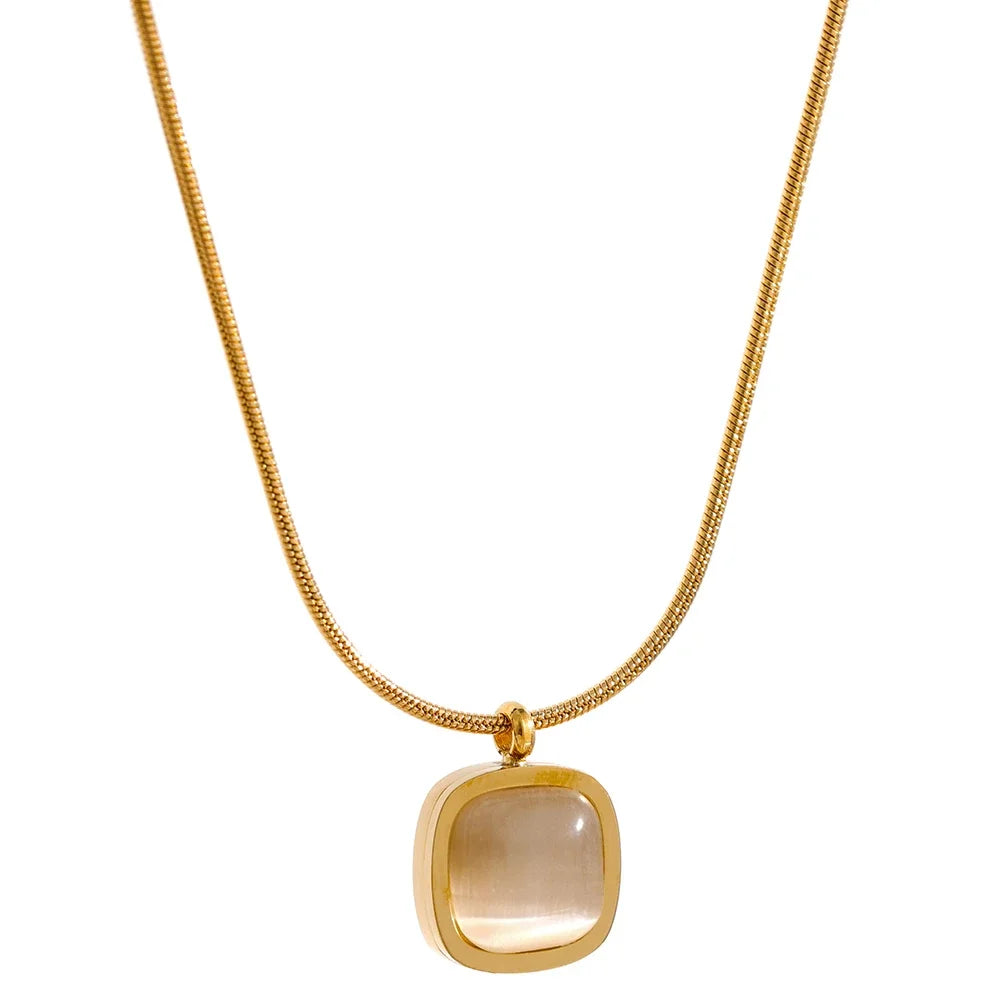 Colar Émeraude Banhado em Ouro 18k