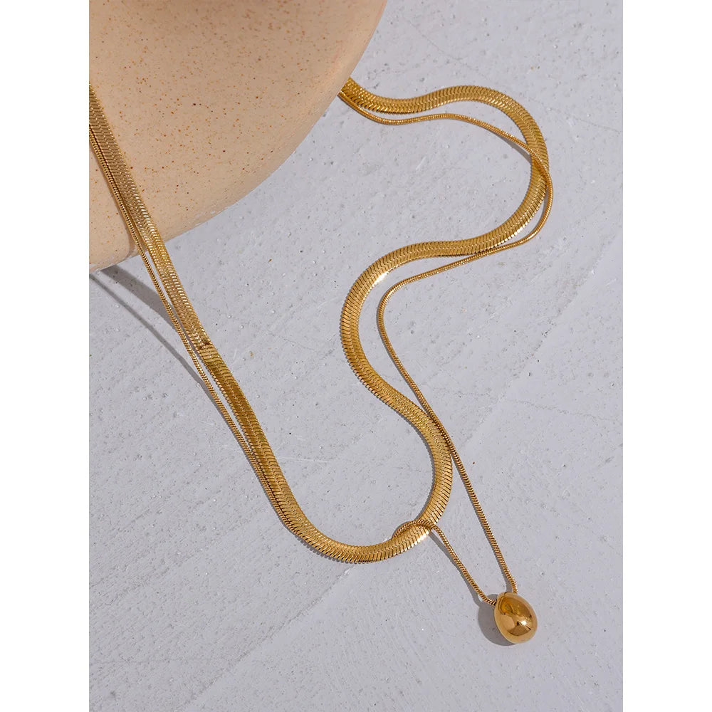Colar Florence Gota Banhado em Ouro 18k